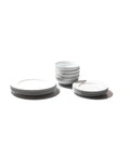 JAN White Porcelain Dinnerware (12 Piece Set)