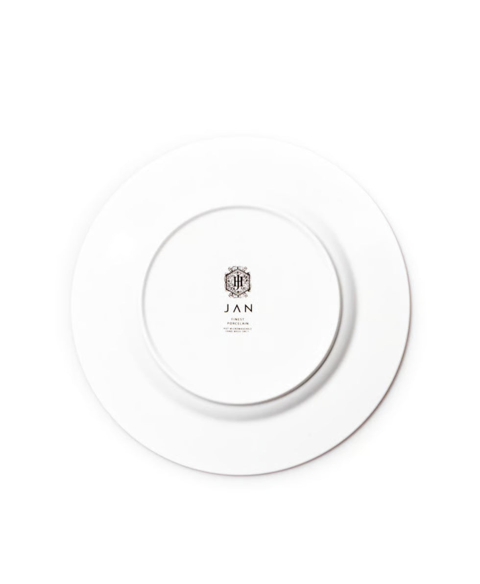 JAN White Porcelain Side Plate 22cm (Set of 4)