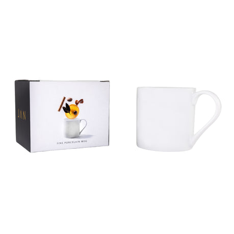 JAN White Porcelain Coffee Mug in a Gift Box