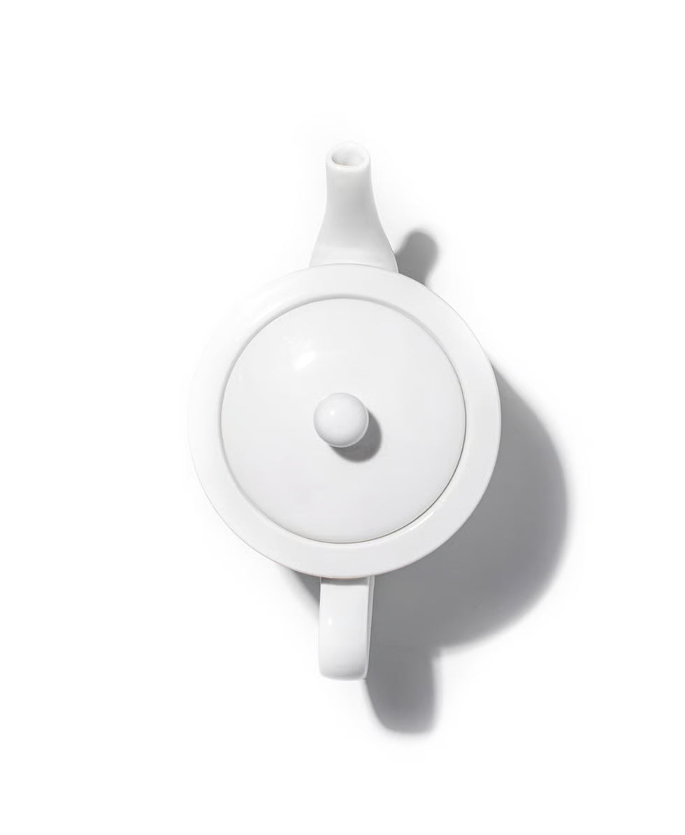 JAN Classic White Porcelain Teapot