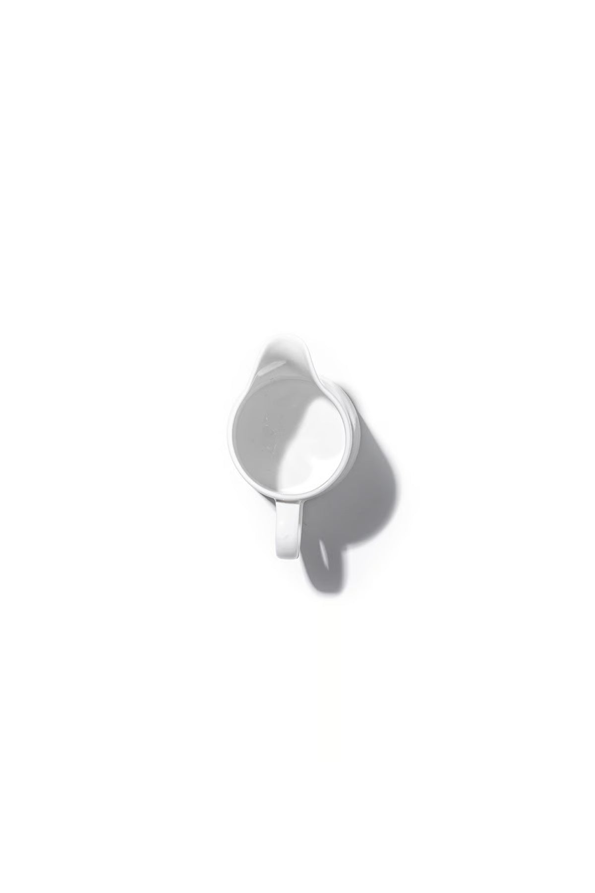 JAN Classic White Porcelain Creamer