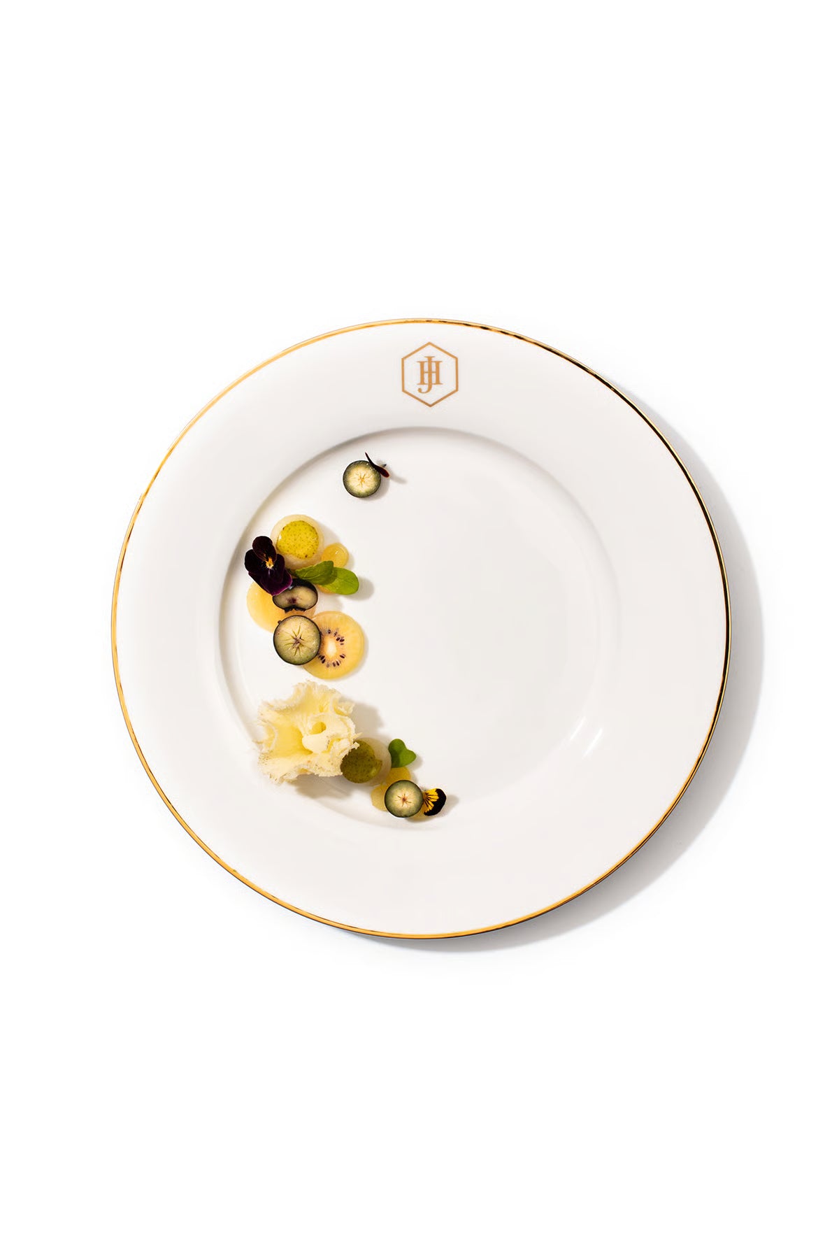 JAN Gold Rimmed Dinner Plate 27cm (Set of 4)