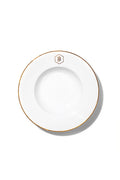 JAN Gold Rimmed Pasta Bowl (Set of 4)