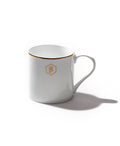 JAN Gold Rimmed Coffee Mug (Set of 4)