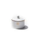 JAN Elegant Gold Rimmed Sugar Pot