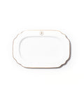 JAN Gold Rimmed Serving Platter 38 cm